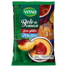 Mistura para bolo fubá sem glúten zero lactose Vitao 400g