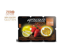 Iogurte integral zero lactose de frutas Apreciare 540g