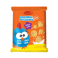 Biscoito de leite Galinha Pintadinha Santa Edwiges 100g
