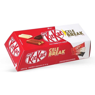 Kit Kat Celebreak Nestlé 150.3g por R$ 16.89