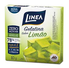 Gelatina de limão Linea 10g 