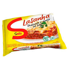 Lasanha presunto e queijo ao sugo Sadia 600g 