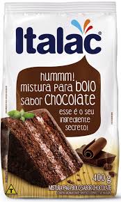 Mistura de bolo sabor chocolate Italac 400g