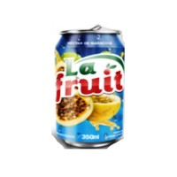 Suco pronto de maracujá lata La Fruit 350ml