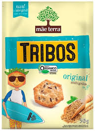 Biscoito salgado Orgânico original TrIbos Mãe Terra 50g