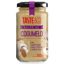 Molho de cogumelo com champignon, fungui porcini e fungui seco Taste&Co 300g