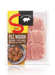 Filé mignon suíno fatiado Sadia 600g