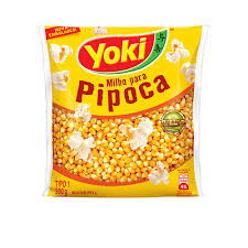 Milho de pipoca tradicional Yoki 500g.