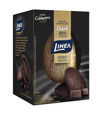 Ovo de Páscoa chocolate Dark c/ colágeno sucralose Linea 180g