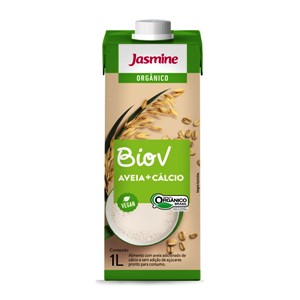 Bebida vegetal orgânica de aveia com cálcio Jasmine 1lt Bebida vegetal orgânica de aveia com cálcio Jasmine 1lt