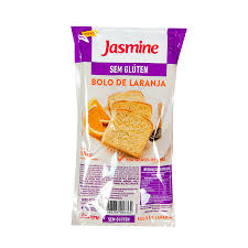 Bolo sem glúten laranja com chia Jasmine 300g