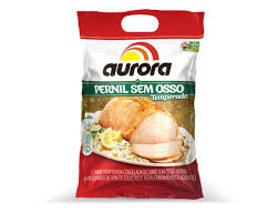 Pernil suíno temperado s/ osso Aurora 3kg