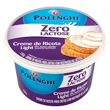 Creme de ricota light zero lactose Polenghi 150g