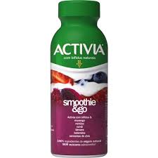 Smoothies probióticos Actvia sabor pitaya, framboesa, mirtilo e cramberry Danone 250g