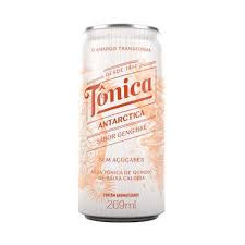 Água Tônica sem açúcar sabor gengibre Antarctica lata 269ml