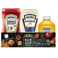 Kit de molhos Heinz ketchup + maionese + mostarda Heinz