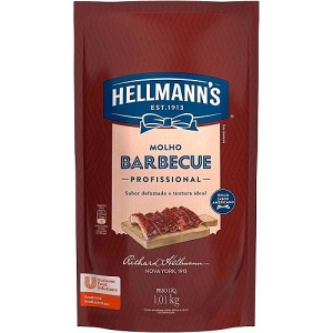Molho barbecue Hellmann's doypack 1,01kg Molho barbecue Hellmann's doypack 1,01kg