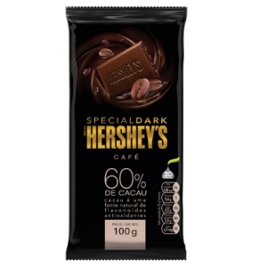 Chocolate meio amargo sabor café 60% cacau Hershey's Special Dark 100g Chocolate meio amargo sabor café 60% cacau Hershey's Special Dark 100g