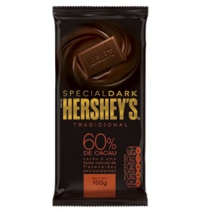 Chocolate meio amargo tradicional 60% cacau Hershey's Special Dark 100g