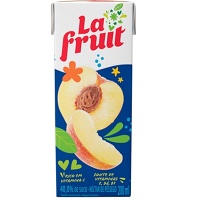 Suco pronto de pêssego La Fruit 200ml.