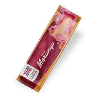 Biscoito wafer morango Cristal 115g