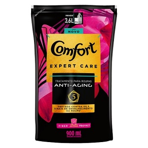 Amaciante Comfort concentrado Fiber Protect Anti-Aging sachê 900ml Amaciante Comfort concentrado Fiber Protect Anti-Aging sachê 900ml