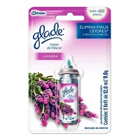 Odorizador de ambiente Glade Toque de Frescor Lavanda refil 12ml