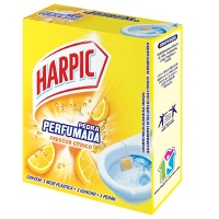 Pedra sanitária Harpic Frescor Cítrico 25g.