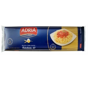 Massa com ovos fidelinho n.10 Adria 500g.