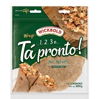 Pão integral tipo tortilha Tá Pronto Wickbold 300g