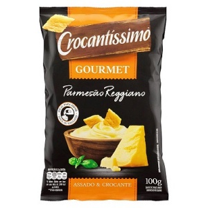 Salgadinho Crocantíssimo Gourmet parmesão Reggiano 100g 