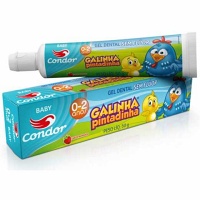 Gel dental Condor Galinha pintadinha sem flúor 50g