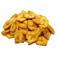 Banana chips com canela a granel 100g