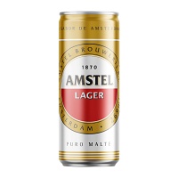 Cerveja lager Amstel lata 269ml