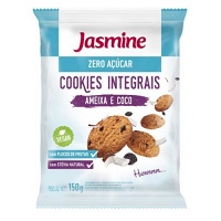 Cookies integrais zero açúcar ameixa e coco Jasmine 150g