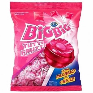 Pirulito chiclete Big Big tutti frutti 50x1