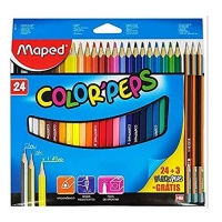 Lápis de cor Color Peps Star Maped 24 cores