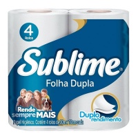 Papel higienico folha dupla Sublime 4x1