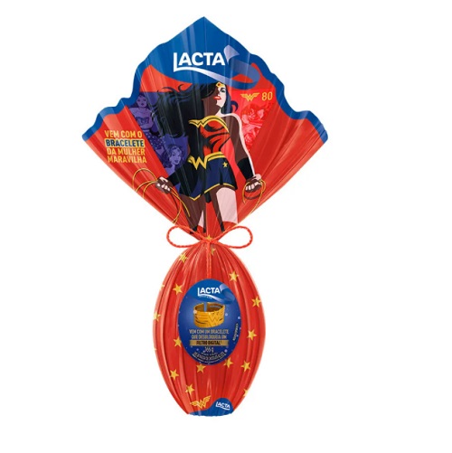 Ovo de Páscoa Mulher Maravilha Lacta 166g