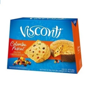Colomba Pascal frutas cristalizadas Visconti 360g