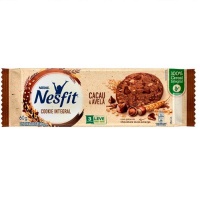 Cookie integral cacau e avelã com gotas de chocolante meio amargo Nesfit Nestlé 60g