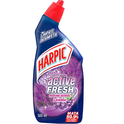 Desinfetante sanitário Harpic Active Fresh lavanda 500ml Desinfetante sanitário Harpic Active Fresh lavanda 500ml