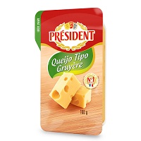 Queijo tipo Gruyere President 160g