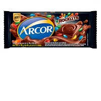 Chocolate Arcor Rocklets ao Leite 80g