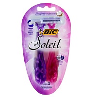 Aparelho de Barbear BIC Soleil Três Lâminas com 2 Unidades