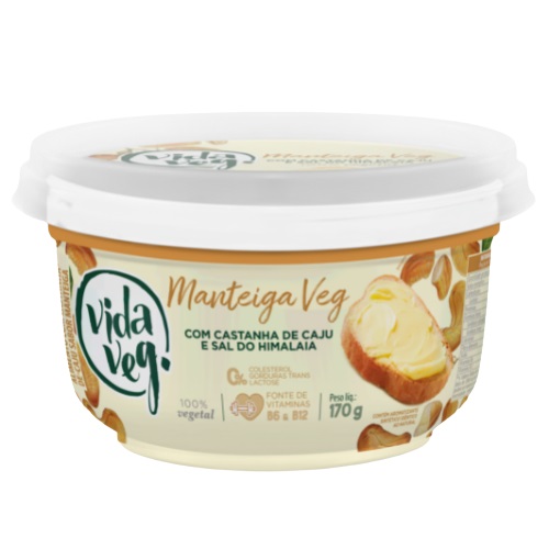 Manteiga de Castanha de Caju Vida Veg 170g Manteiga de Castanha de Caju Vida Veg 170g