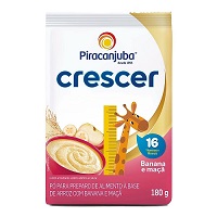 Cereal Infantil Crescer Banana e Maçã Piracanjuba 180g