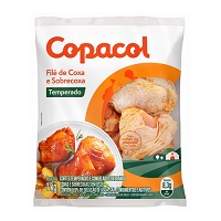 Filé De Coxa e Sobrecoxa Temperado Copacol 1kg