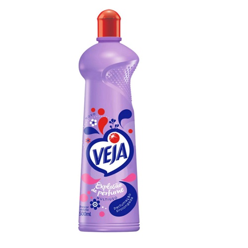 Limpador Multi Uso Explosão de Perfume Veja 500ml Limpador Multi Uso Explosão de Perfume Veja 500ml