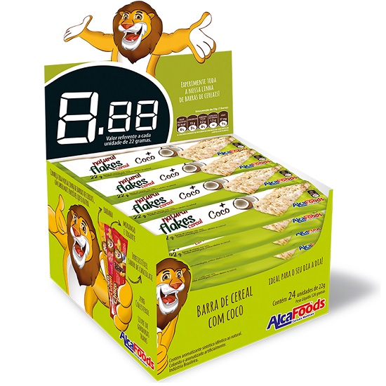 Barra de cereal coco Alca Foods (display 24 unid.) Barra de cereal coco Alca Foods (display 24 unid.)